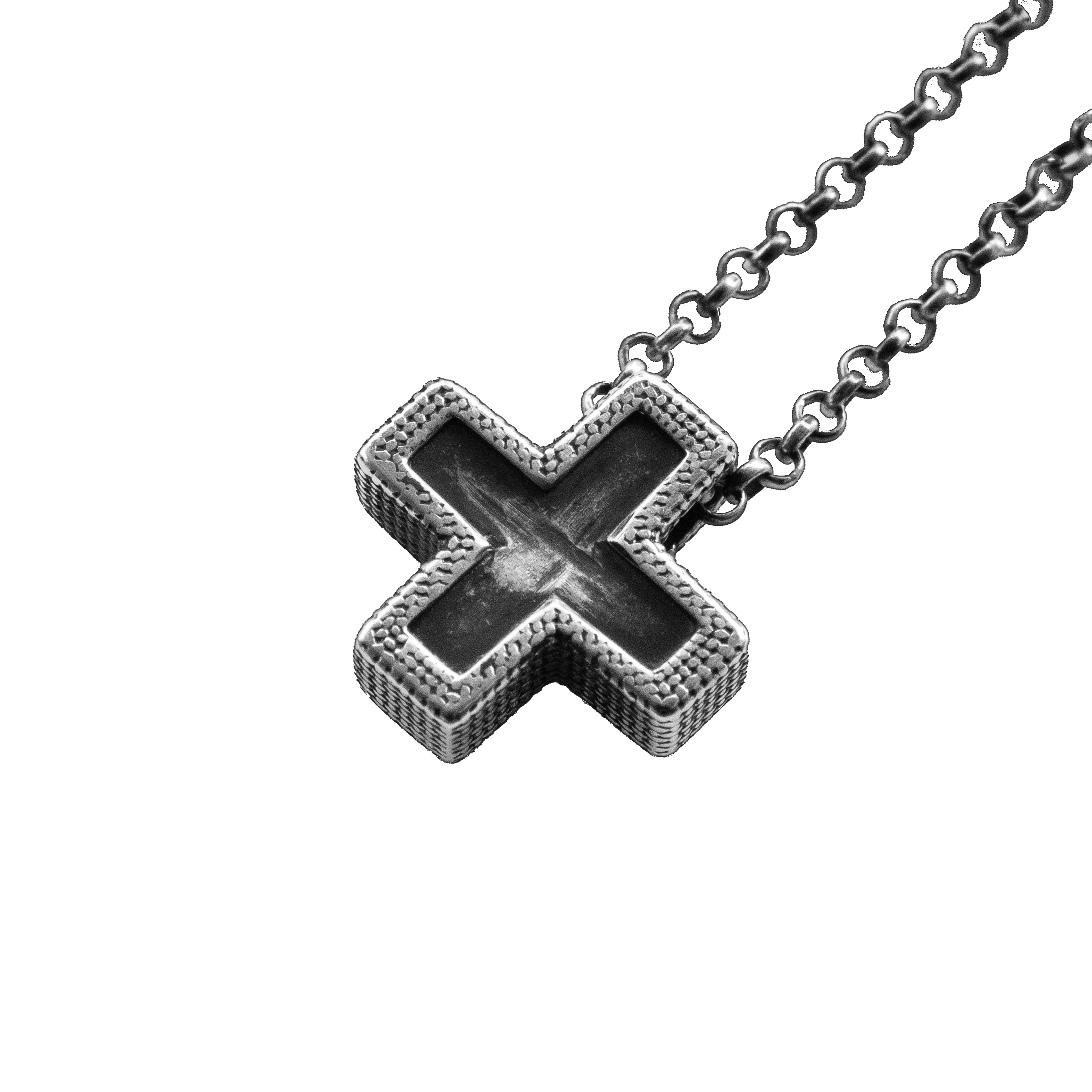 Mini Plus Necklace – .925 Sterling Silver Cross | ANGELtype® LA
