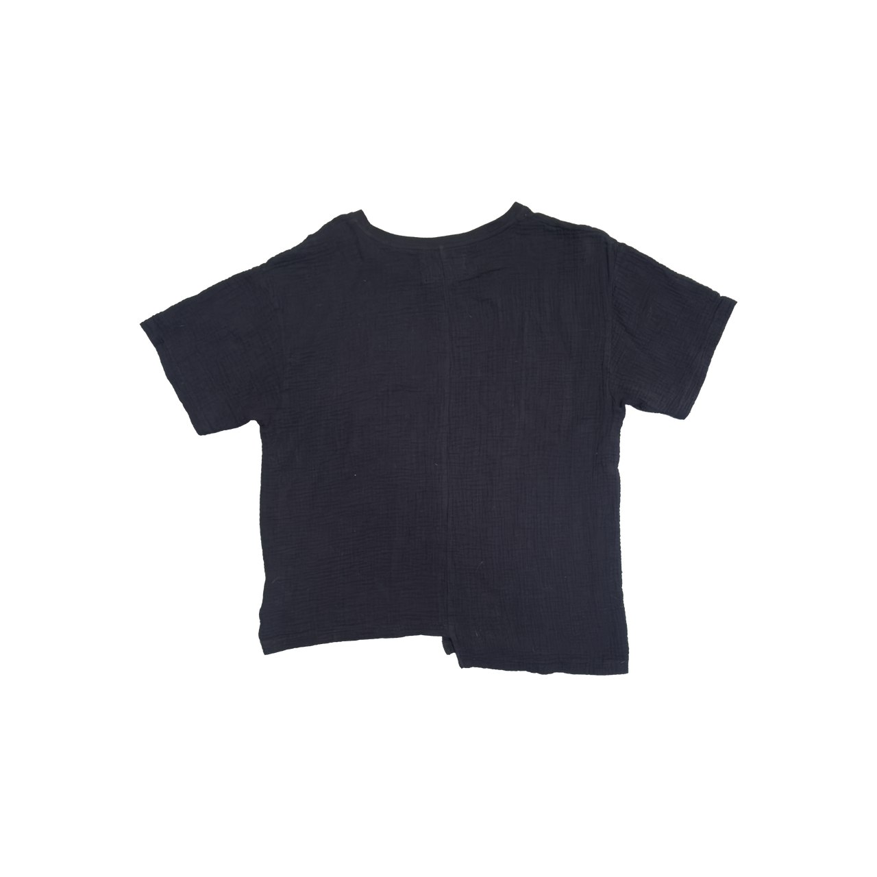 MUSLIN UNEVEN TEE