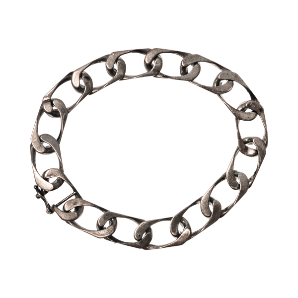 ANGELtype Heirloom Bracelet – Solid .925 Sterling Silver Custom Cast Curb Chain