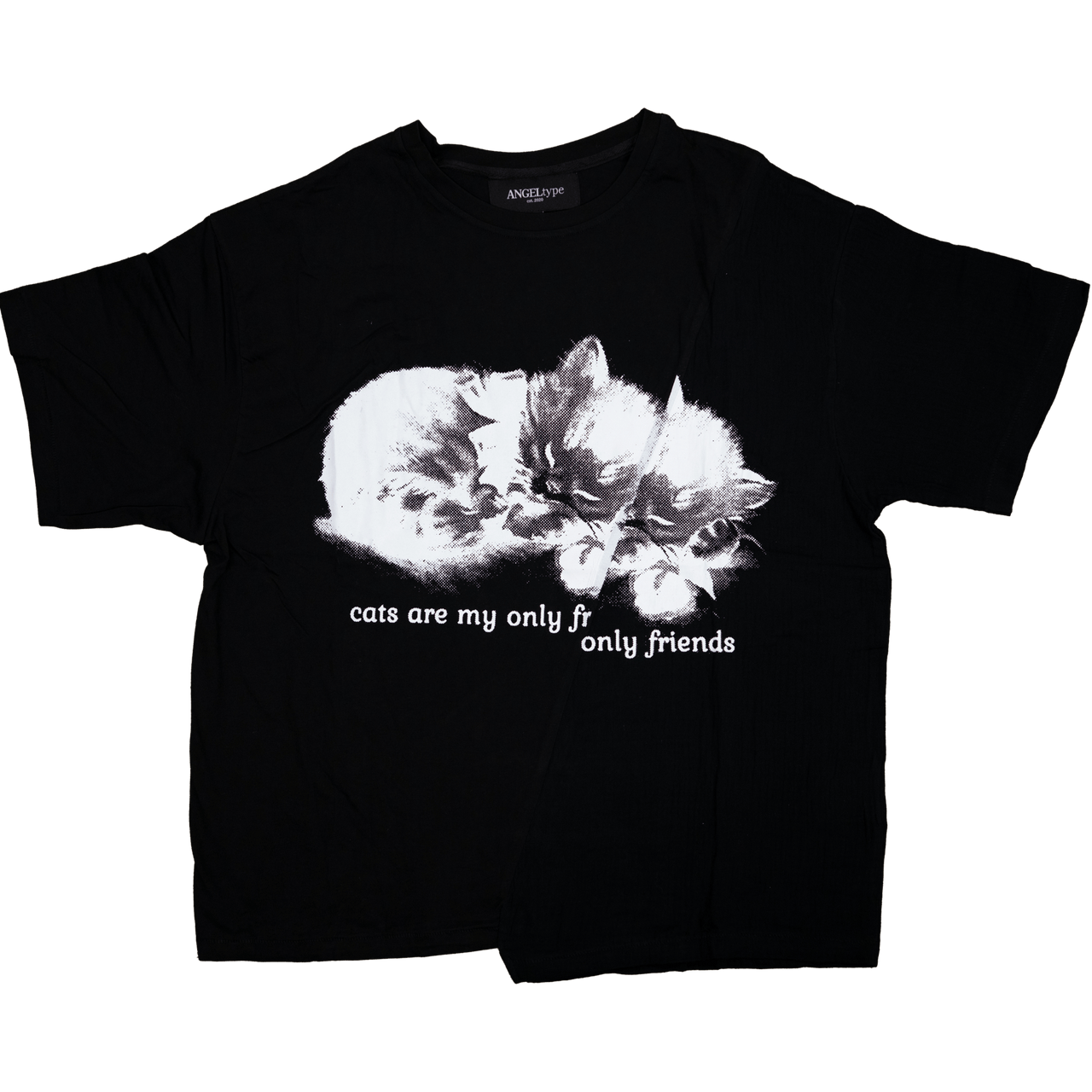 CATS SPLIT TEE - angeltype