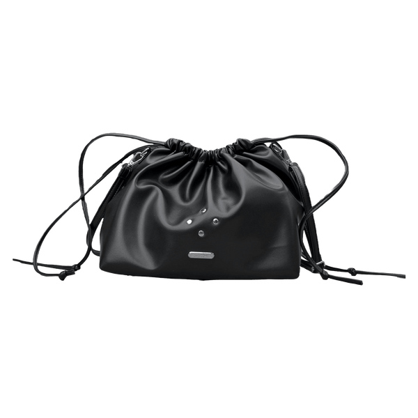 ANGELtype Misura Archive Cinch Shoulder Bag – Vegan Leather Drawstring Bag