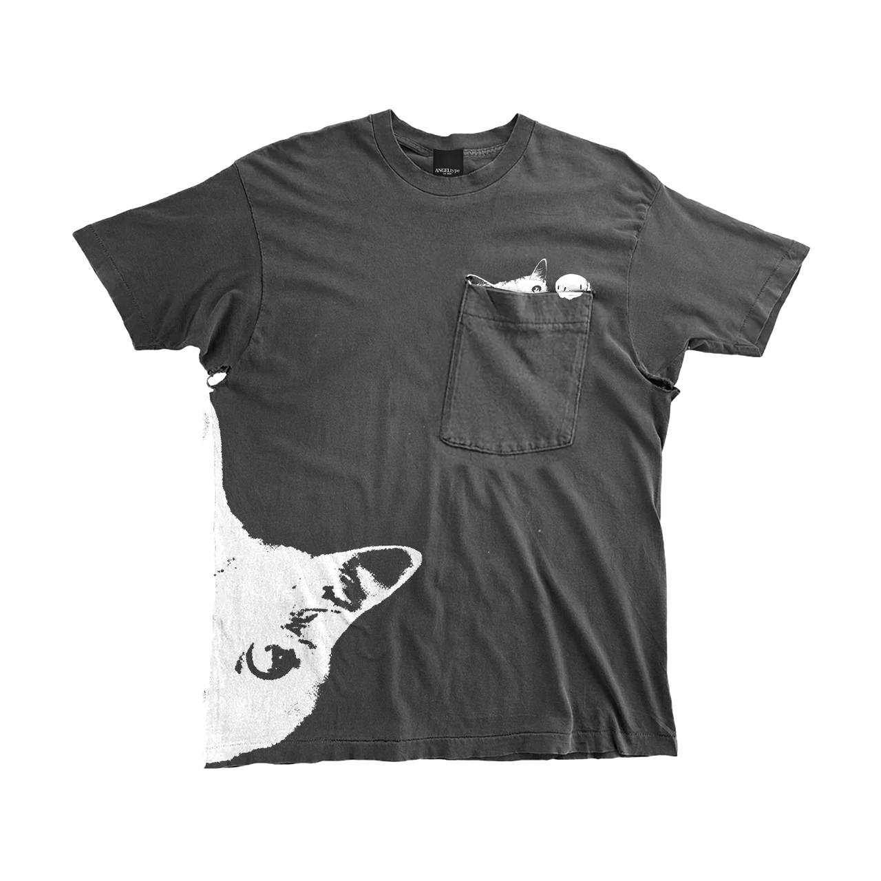 PEEKING PAWS TEE
