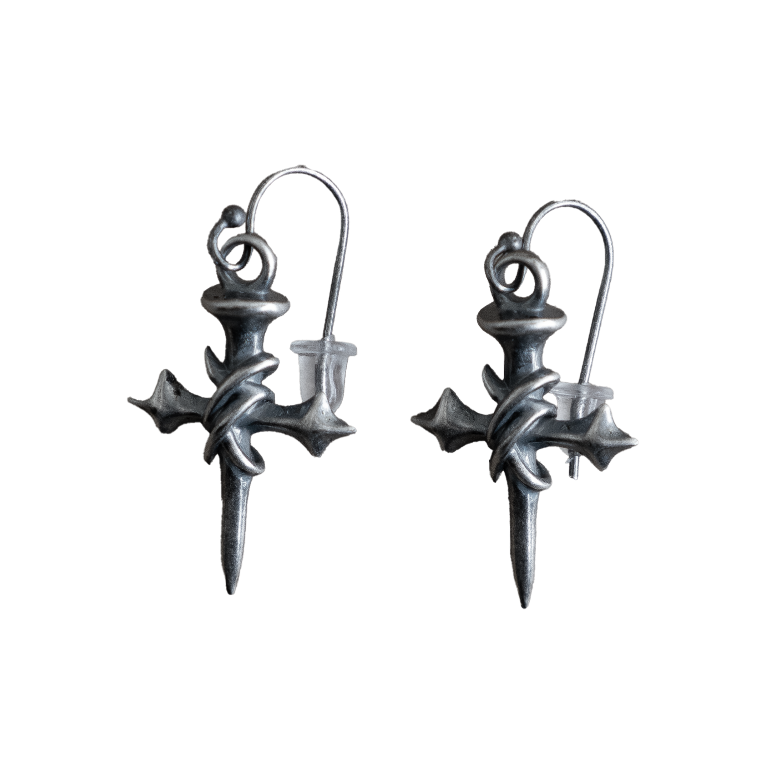 [LANGE] CHAOS CROSS EARRINGS