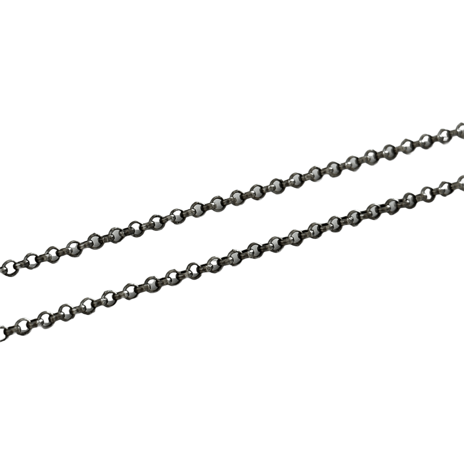 ANGELtype 2.5 Rolo Chain detail – 2.5mm Sterling Silver Rolo Link Close Up