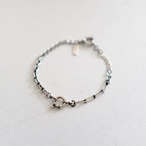 ANGELtype Boro Bracelet flat – Oxidized Silver Multi Chain Boro Inspired Bracelet