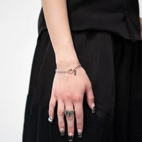 ANGELtype Boro Bracelet worn – .925 Silver Charm Compatible Bracelet Los Angeles