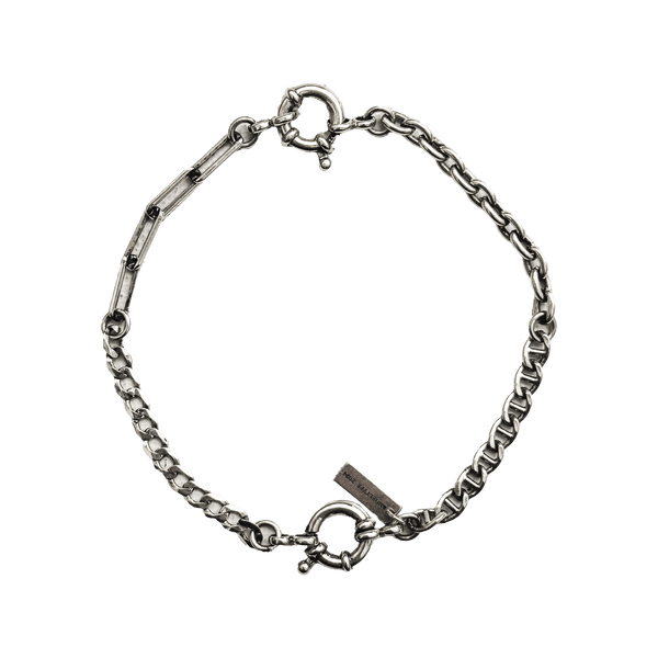 ANGELtype Boro Bracelet – .925 Sterling Silver Four Chain Mixed Bracelet