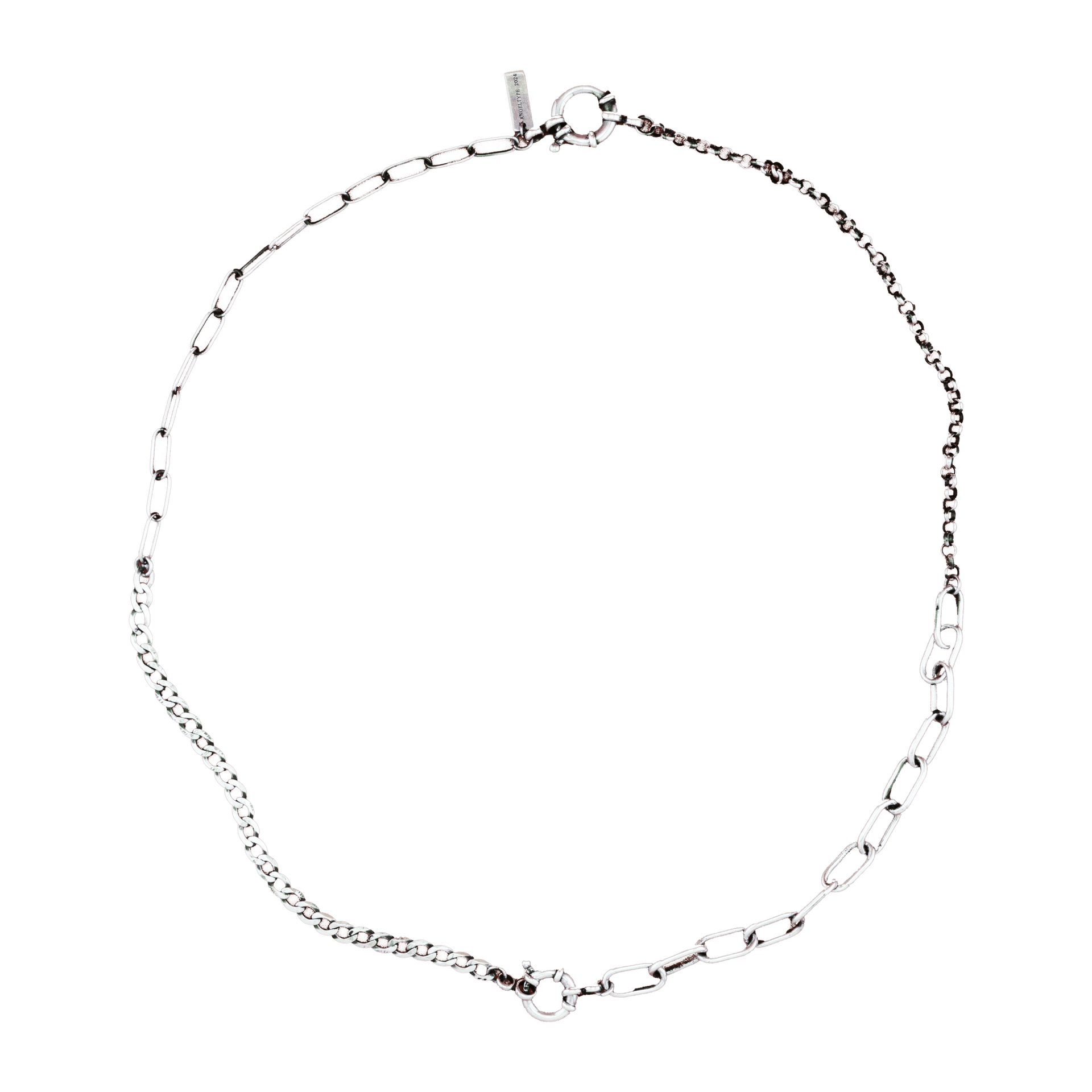 Boro Necklace – .925 Sterling Silver Multi Chain | ANGELtype® LA