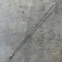 .925 MINI BLOOM CROSS NECKLACE