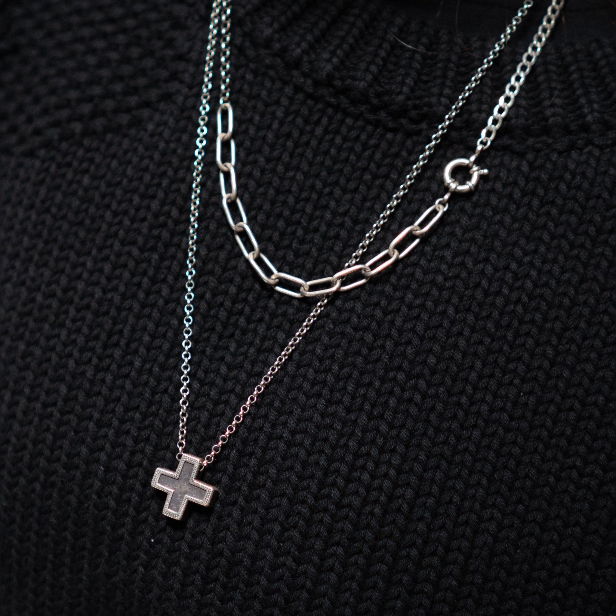 .925 MINI PLUS NECKLACE - angeltype