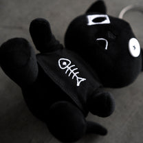 ANGELtype Salami Plus Charm detail – Button Eye Embroidered Original Character Plush