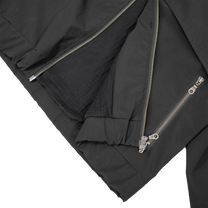ANGELtype Layered Jacket 2.0 detail – YKK Donut Zipper and Cotton Muslin Lining