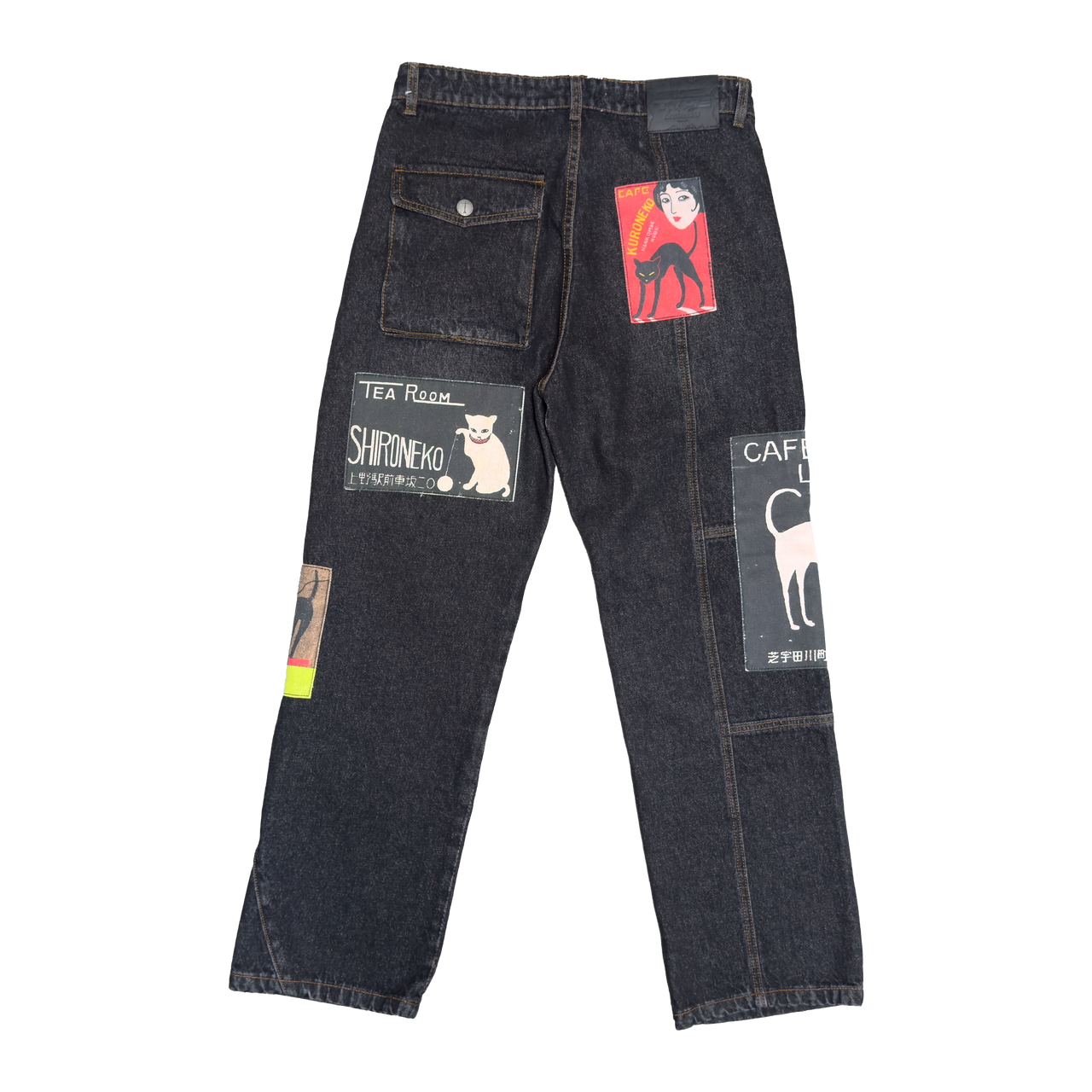 CAT PATCH JEANS