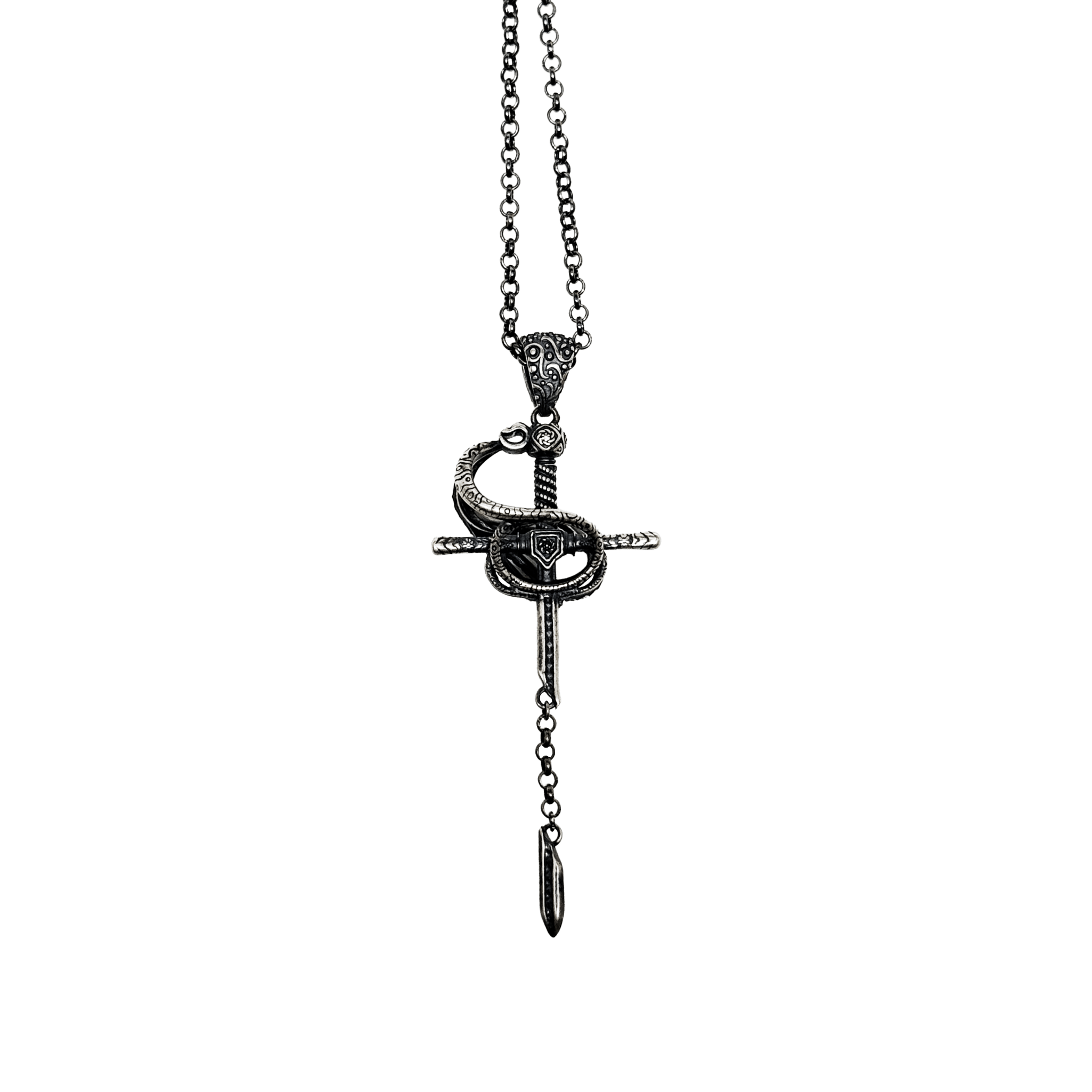 (A) .925 RAPIER NECKLACE - angeltype