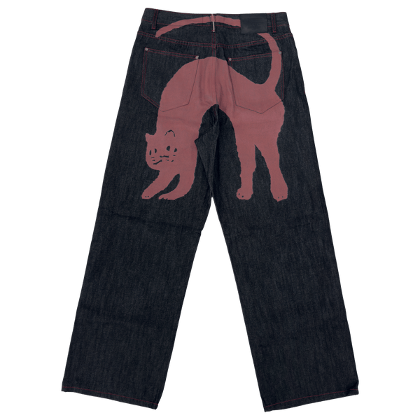 CATVISU SELVEDGE BAGGY JEANS - angeltype