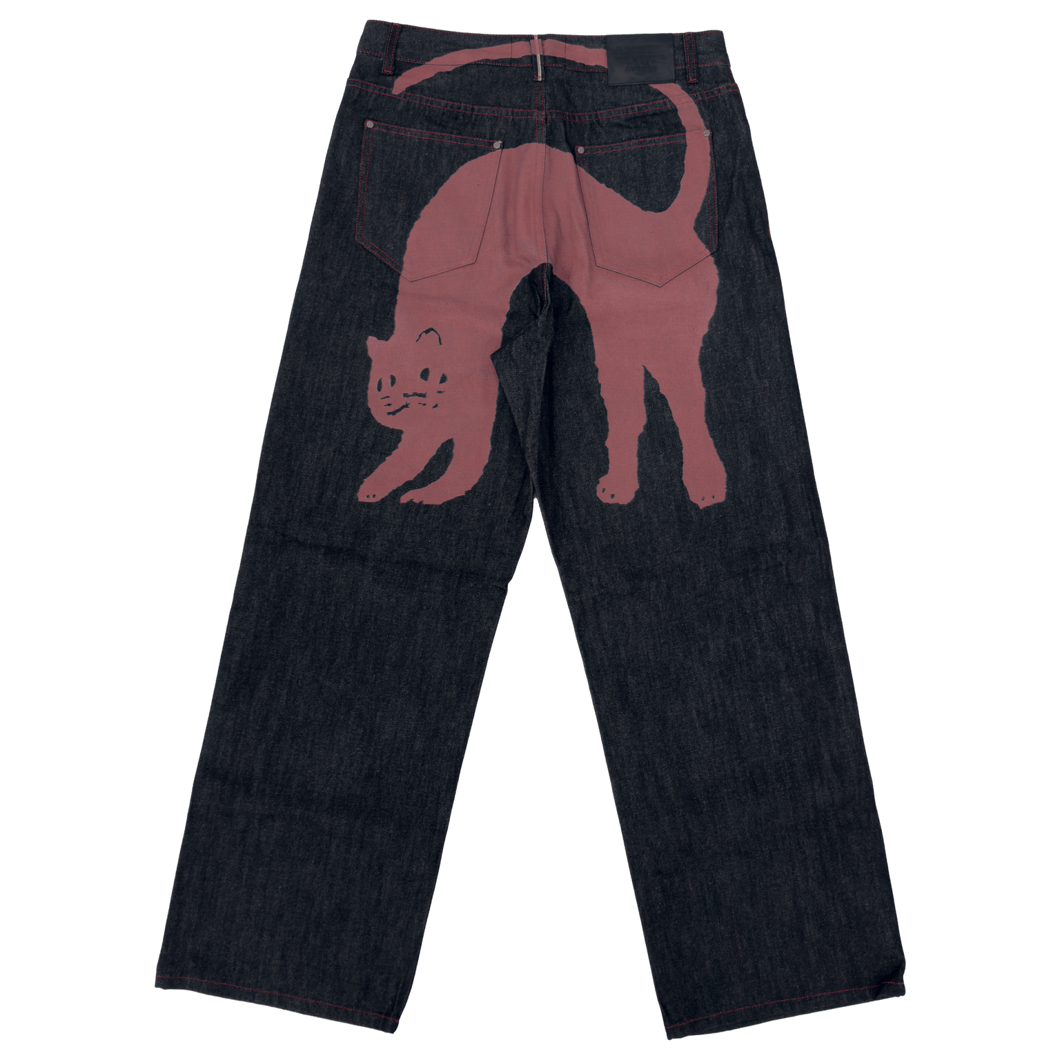CATVISU SELVEDGE BAGGY JEANS - angeltype
