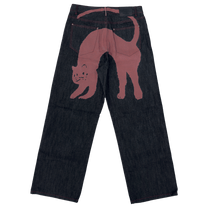 CATVISU SELVEDGE BAGGY JEANS - angeltype