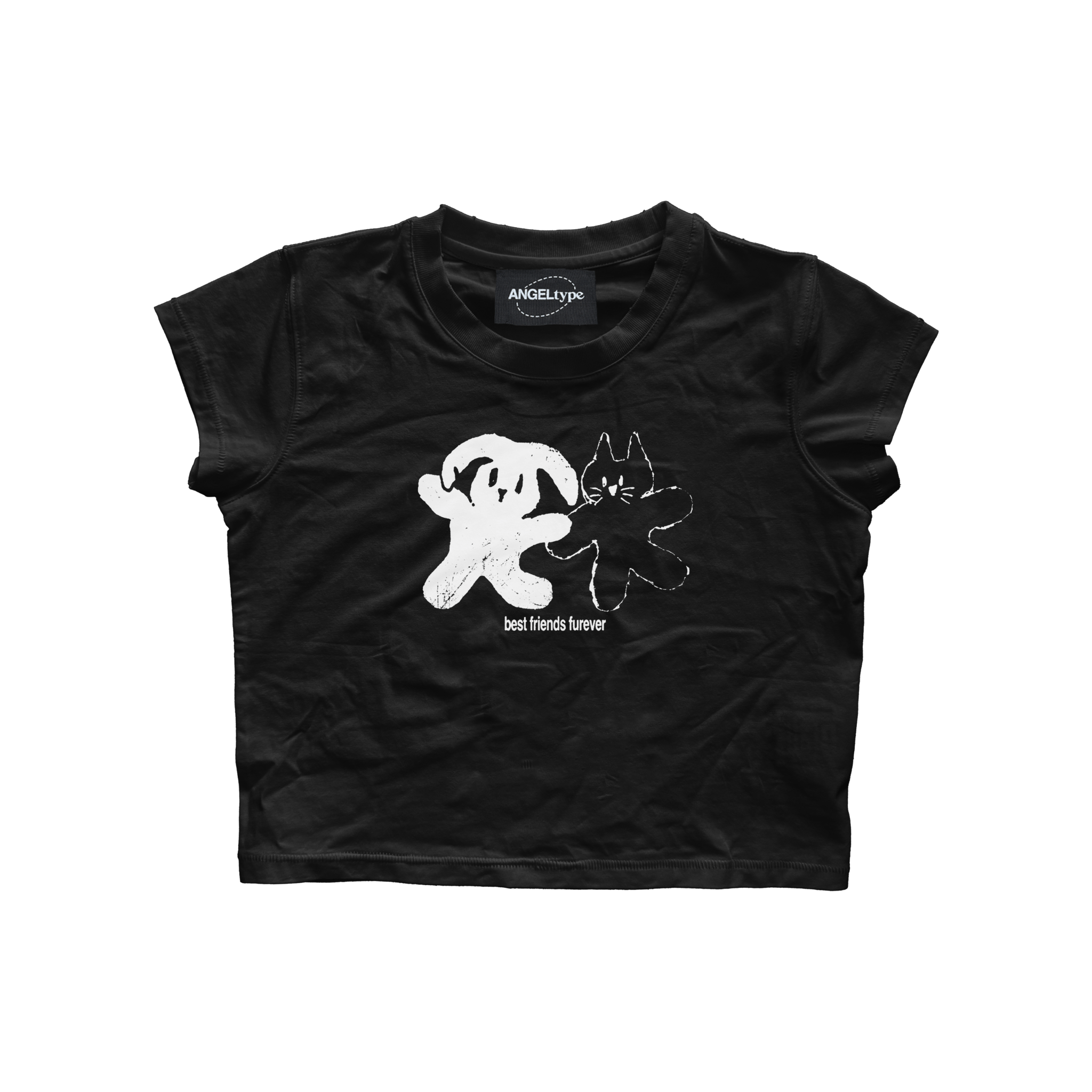 (A) FUREVER BABY TEE - angeltype