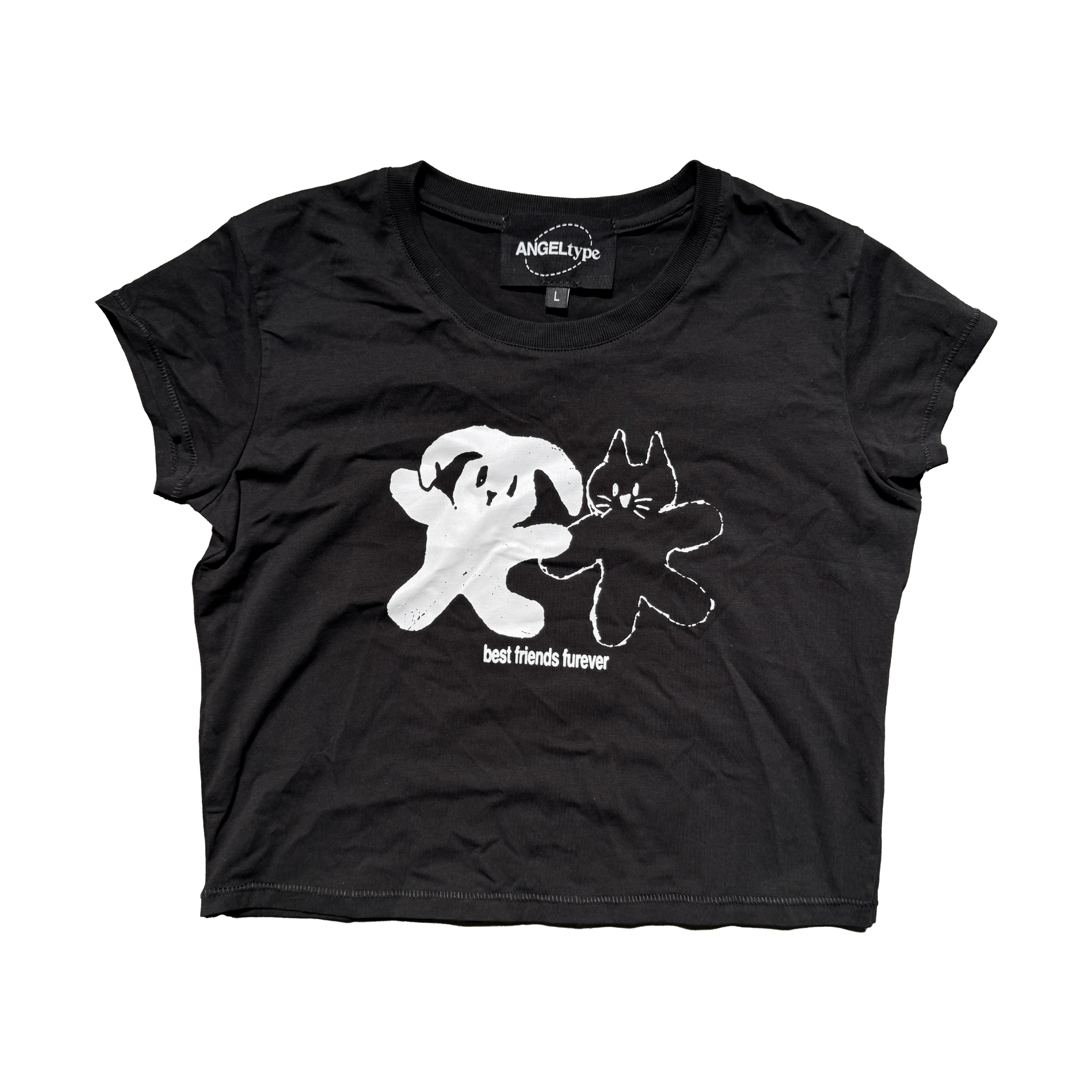 (A) FUREVER BABY TEE - angeltype