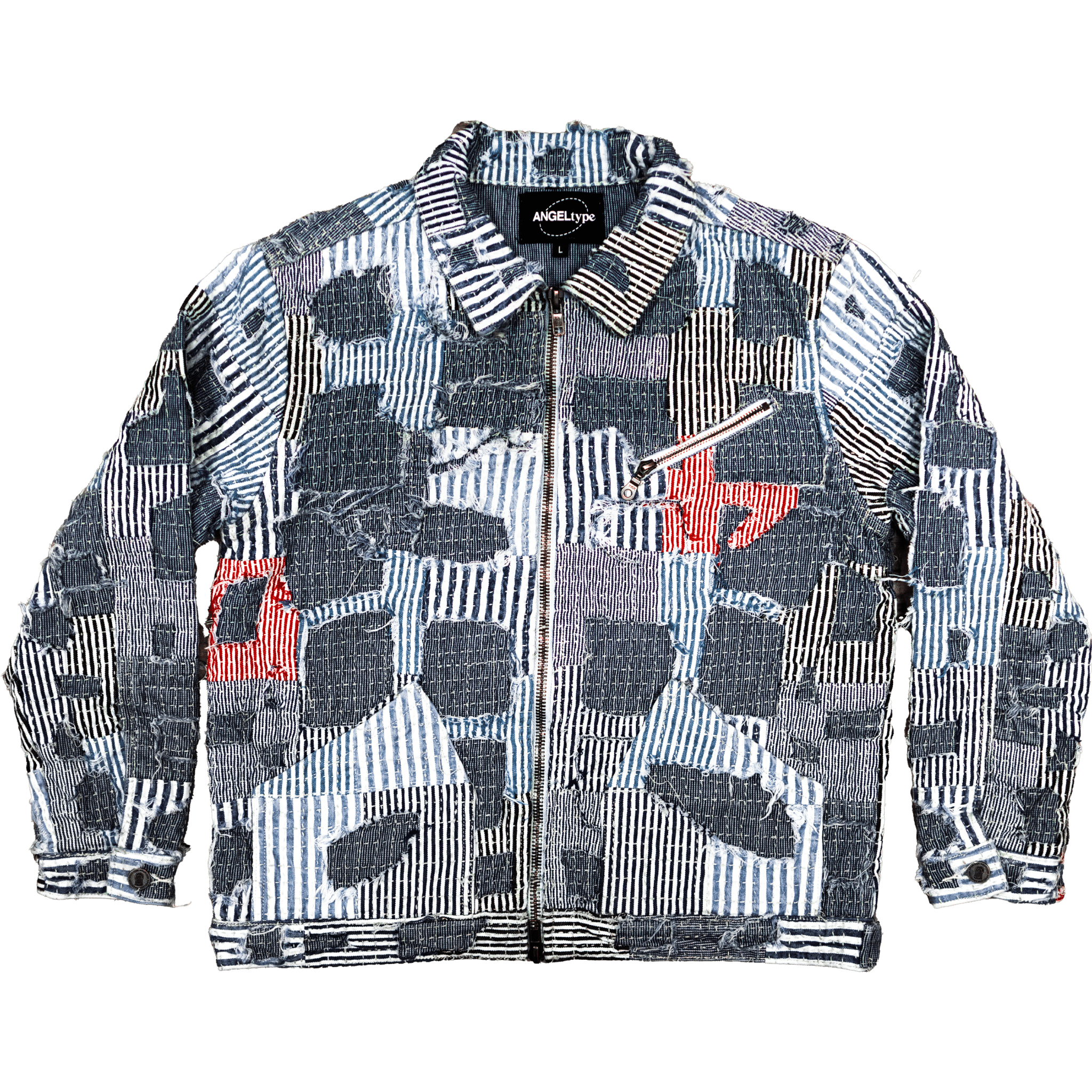 (A) HICKORY PATCHWORK BLOUSON - angeltype