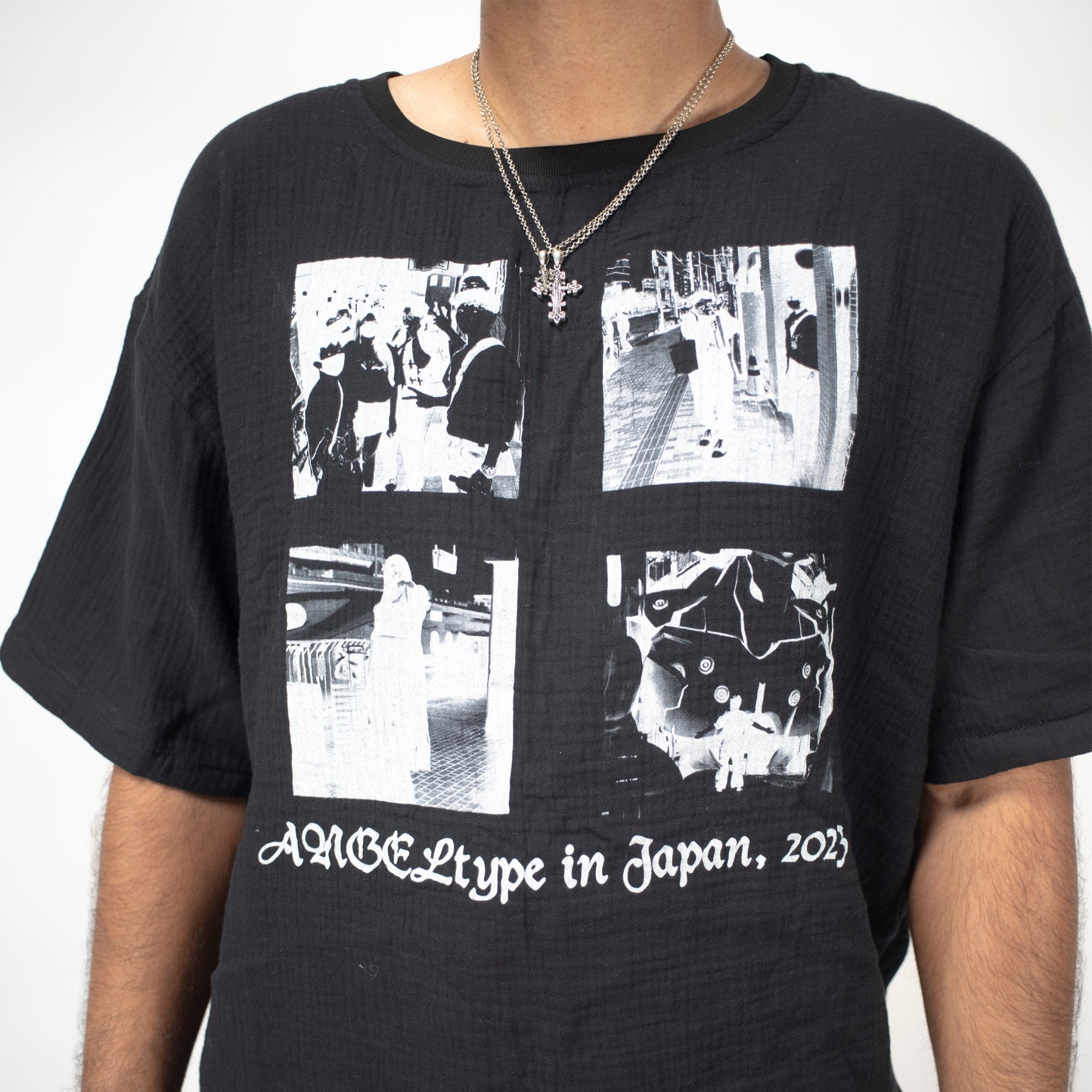 (A) MEMORIES GAUZE TEE - angeltype