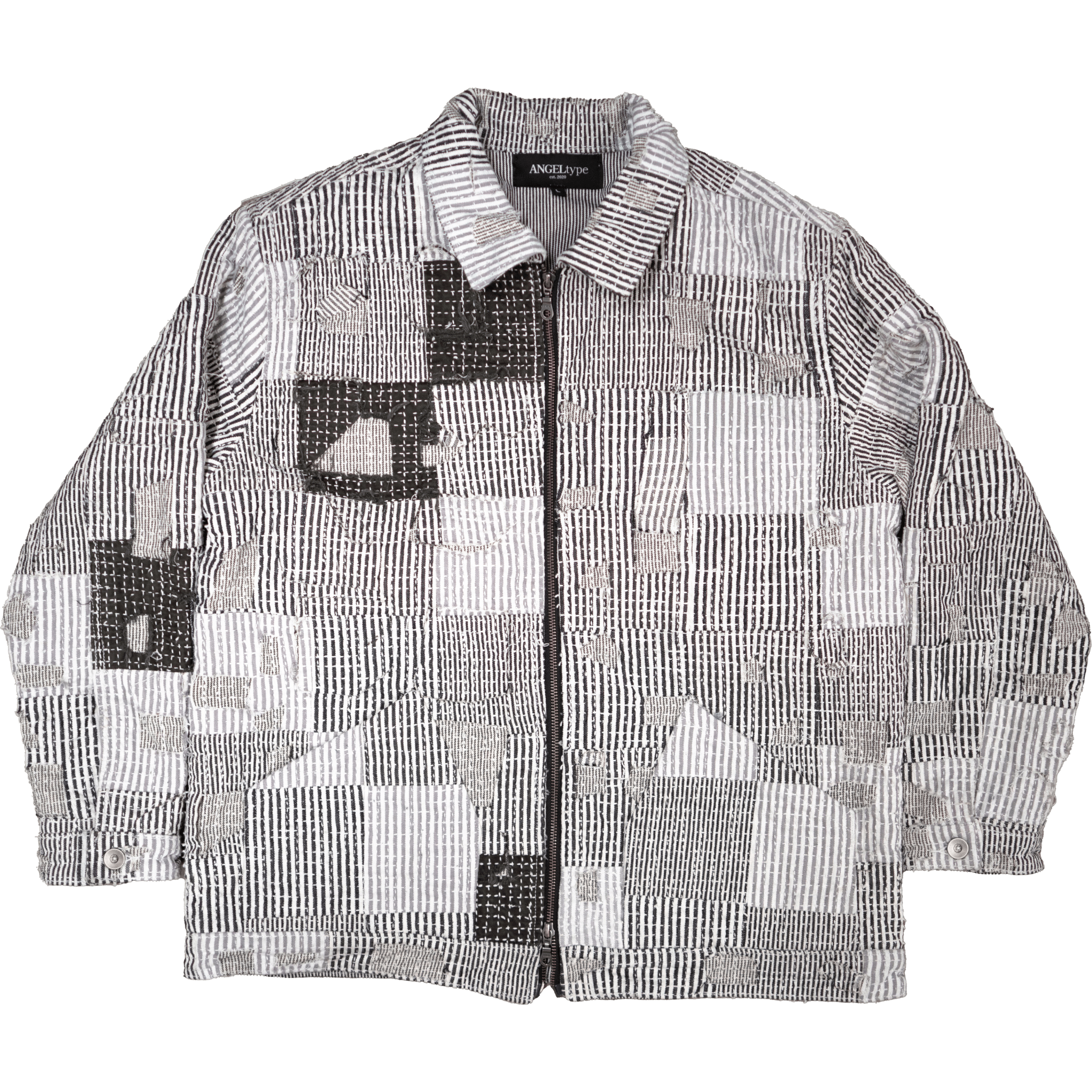 (A) PATCHWORK BLOUSON - angeltype