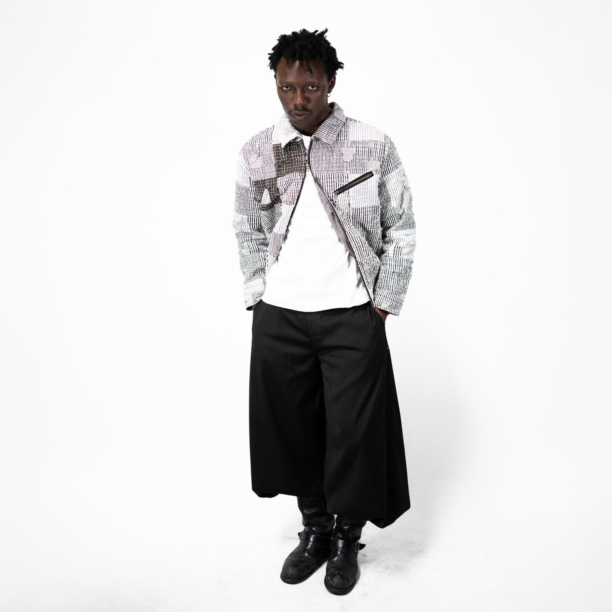 (A) PATCHWORK BLOUSON - angeltype