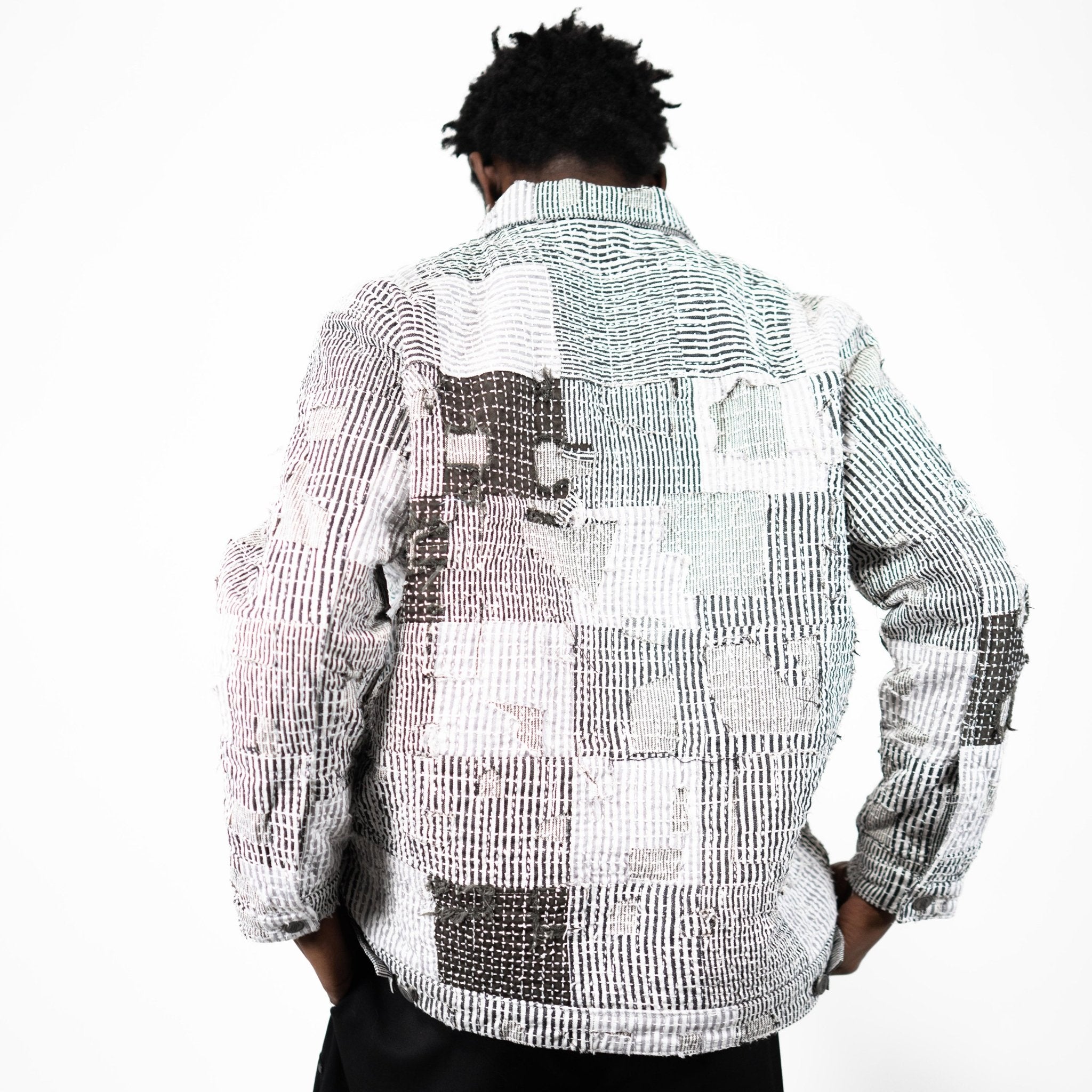 (A) PATCHWORK BLOUSON - angeltype