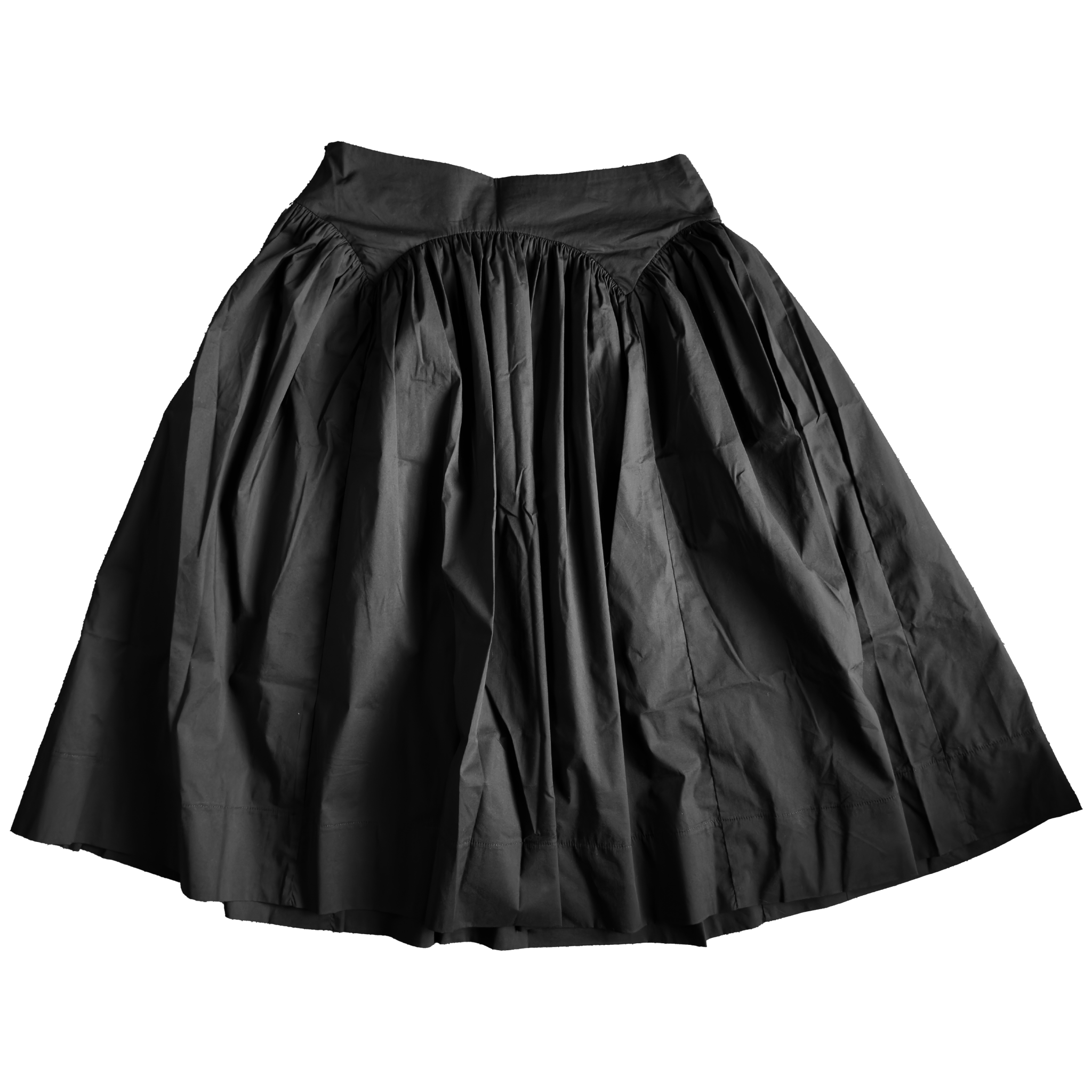 (A) RIPPLES MIDI SKIRT - angeltype