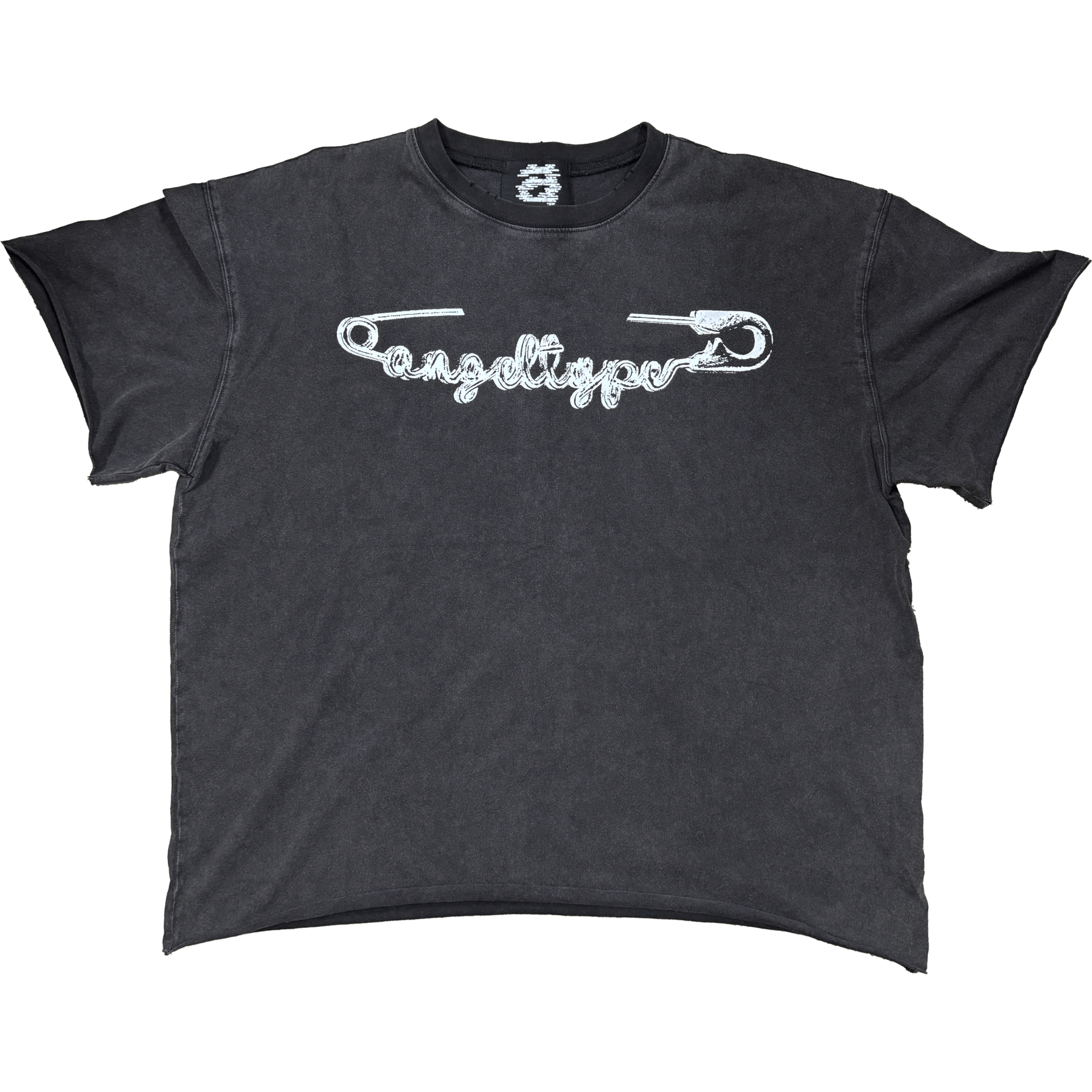 (A) SAFETY PIN TEE - angeltype
