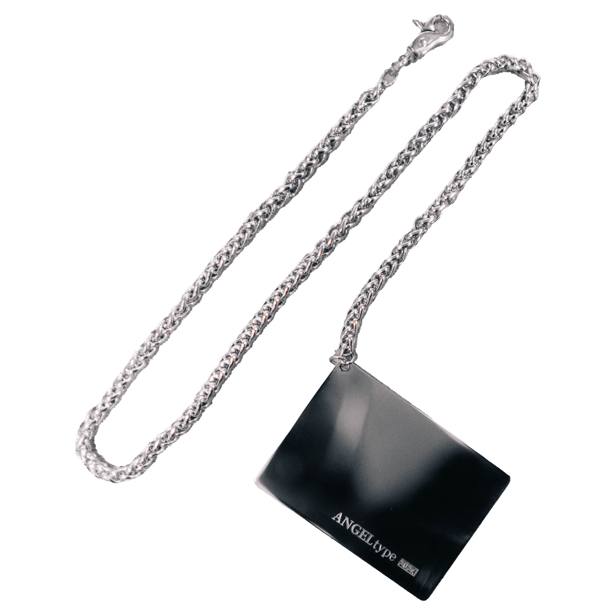 (A) STAINLESS CARD & WALLET CHAIN - angeltype