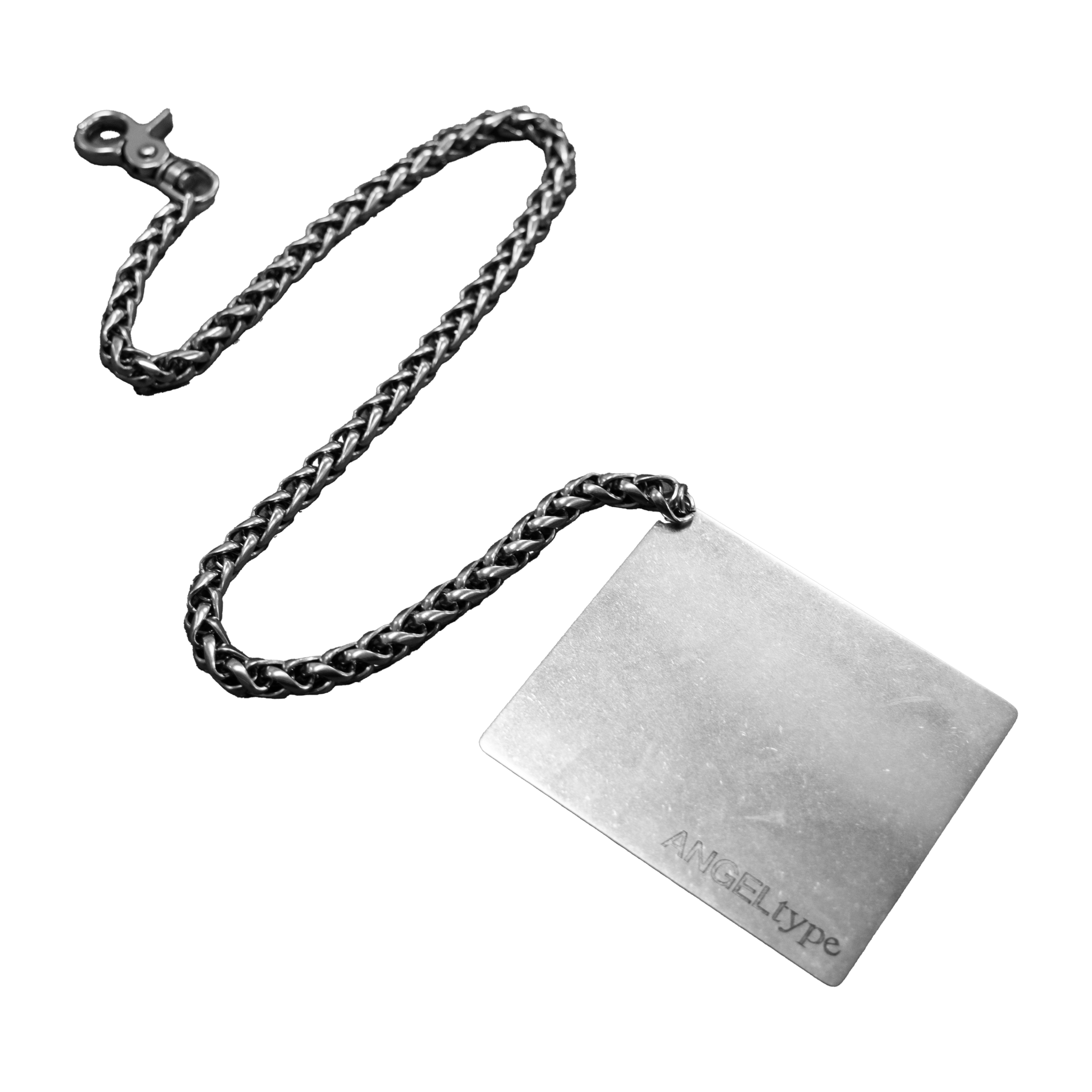 (A) STAINLESS CARD & WALLET CHAIN - angeltype