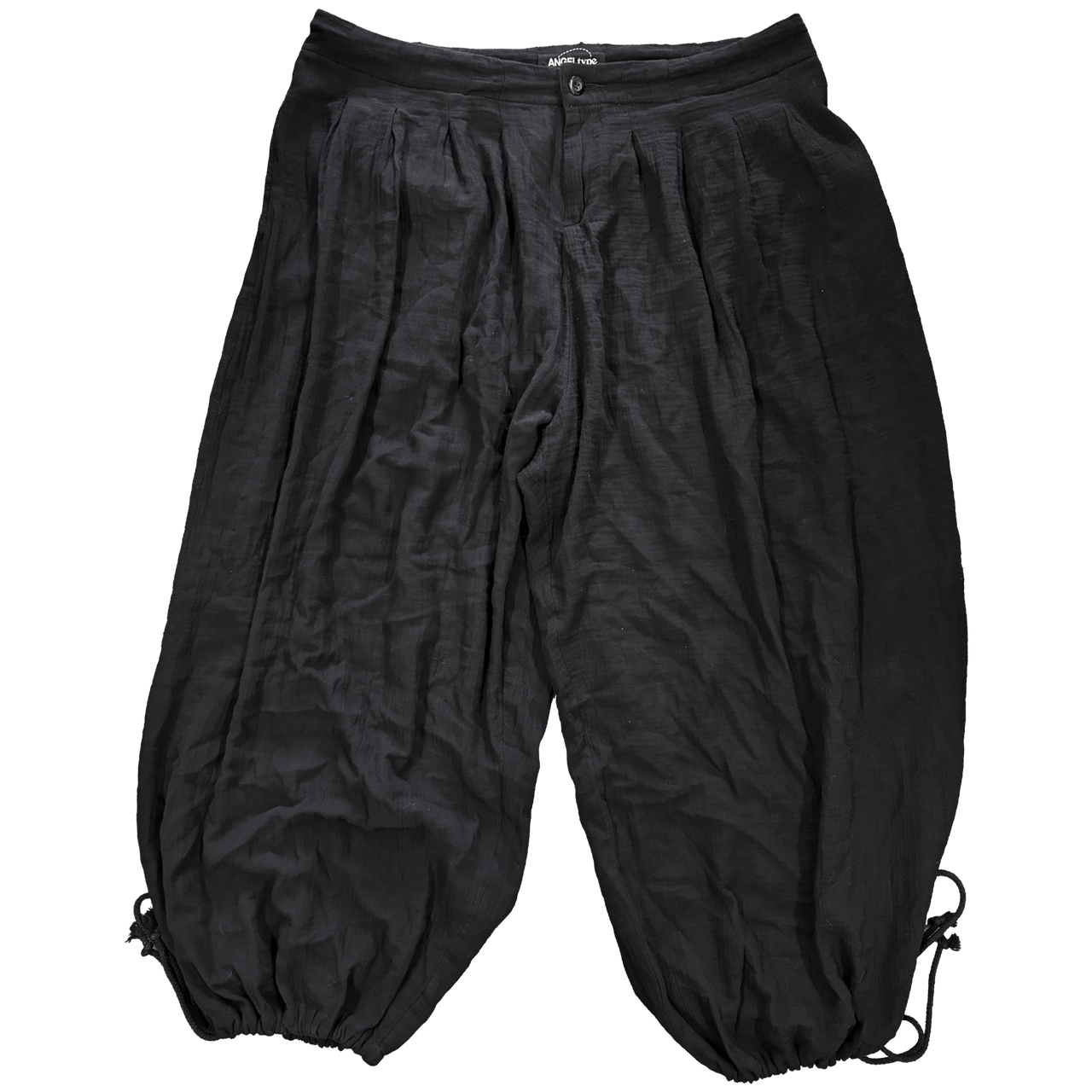 (A) SUPER WIDE GAUZE BALLOON PLEATS - angeltype