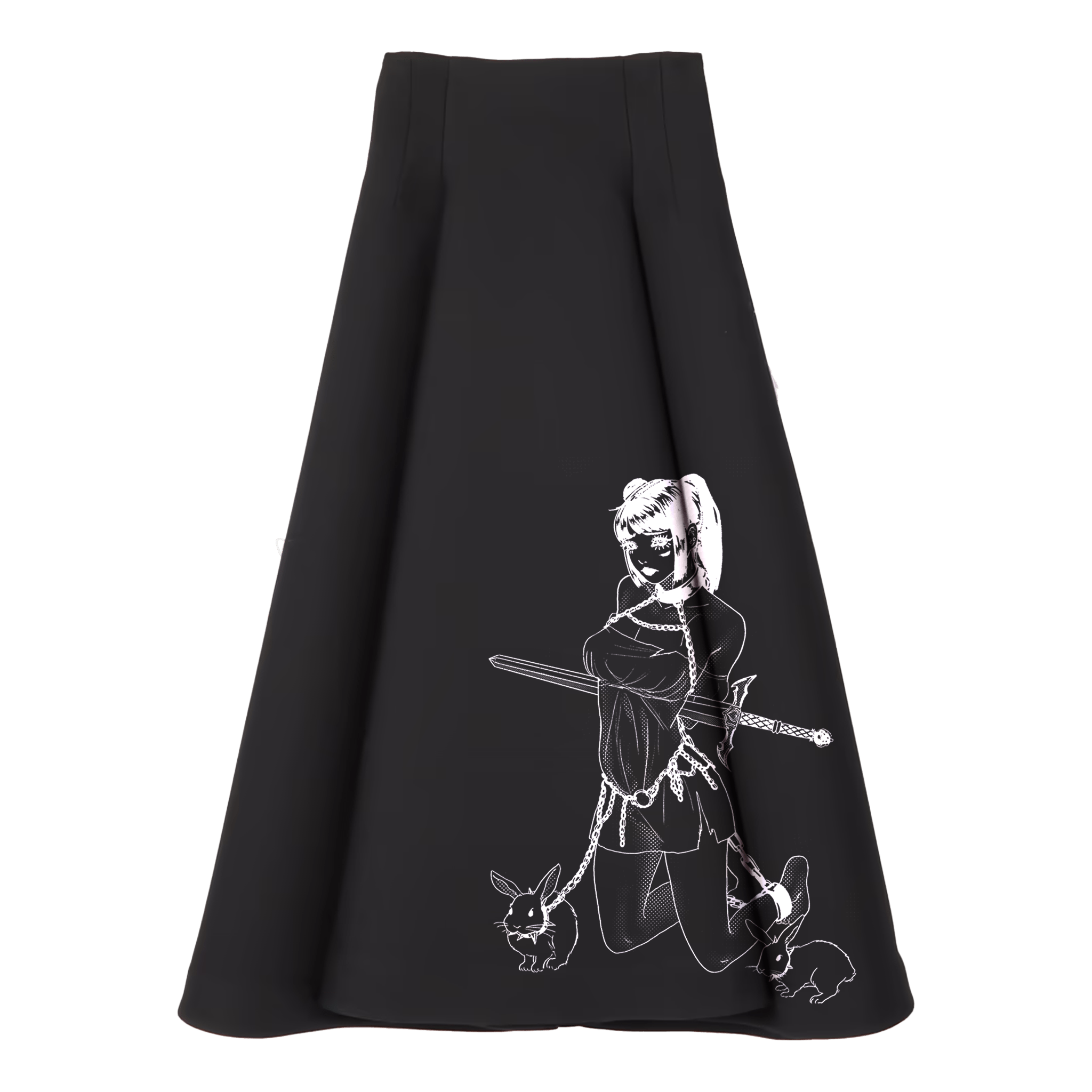 (A) x BL00DINA PLEATED MIDI SKIRT - angeltype