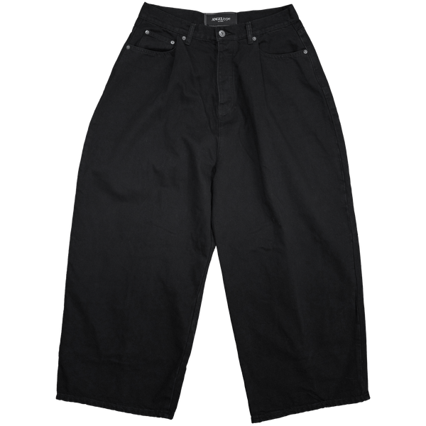 BAGGY PLEATED JEANS - angeltype