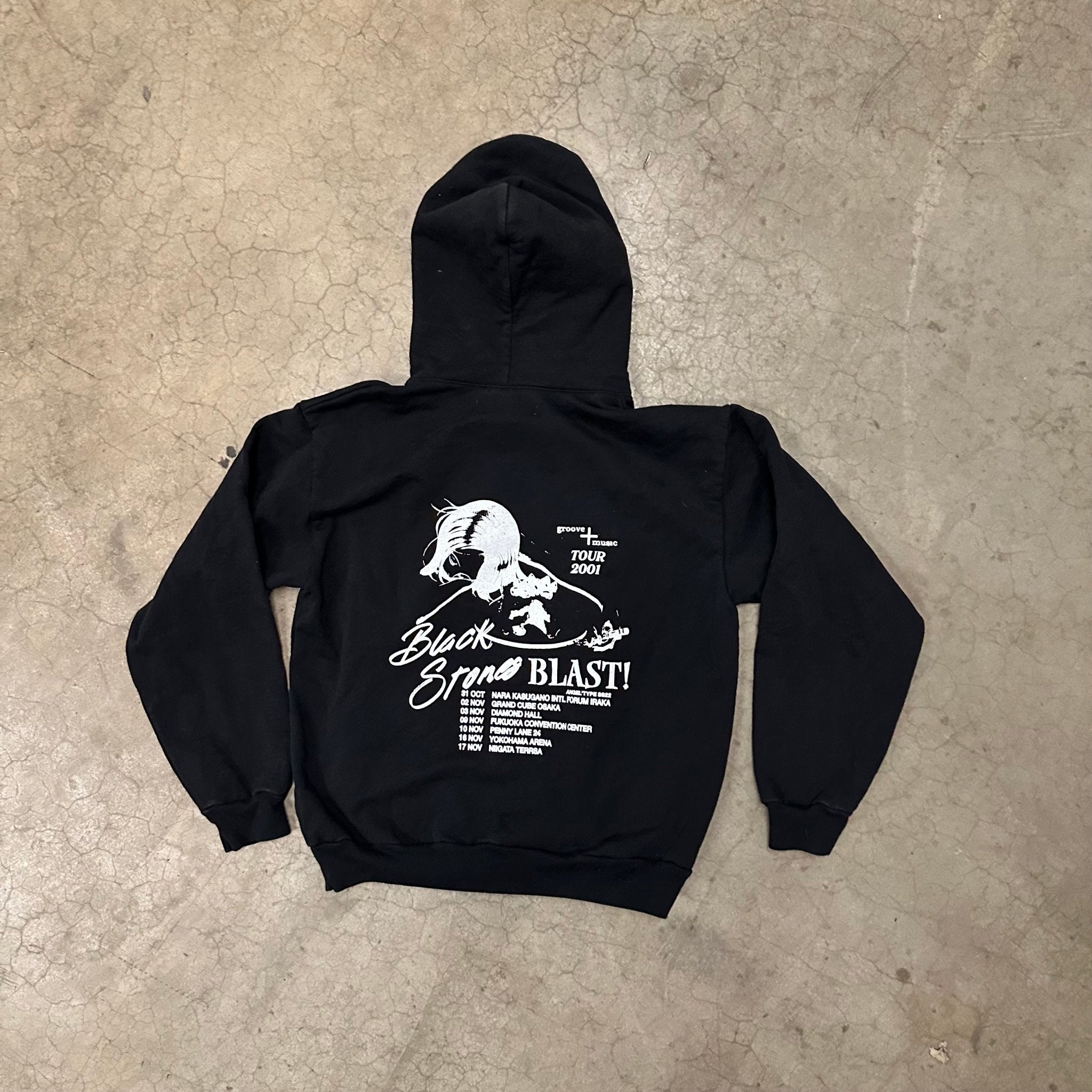 BLACK STONES 2001 HOODIE - angeltype