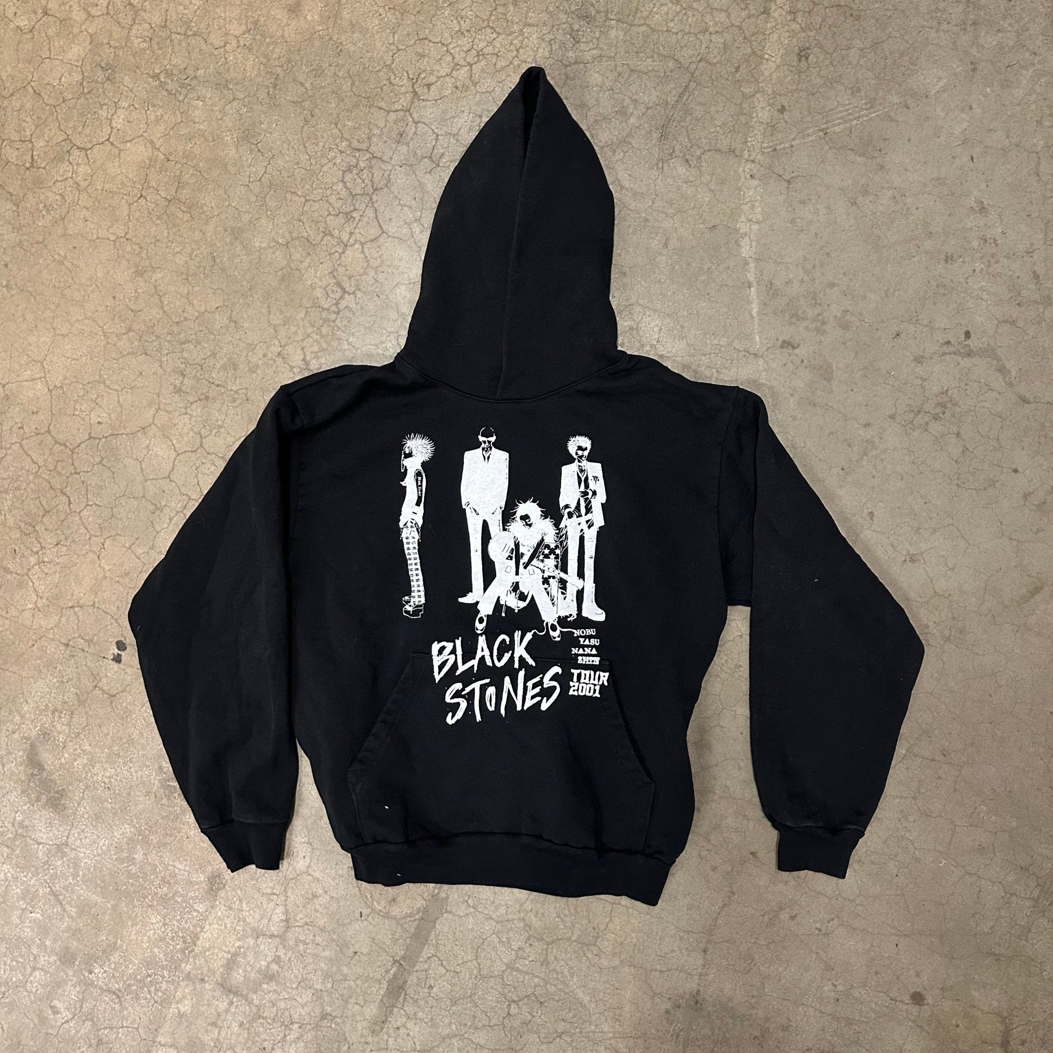 BLACK STONES 2001 HOODIE - angeltype