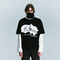 CATS SPLIT TEE - angeltype