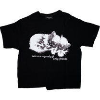 CATS SPLIT TEE - angeltype