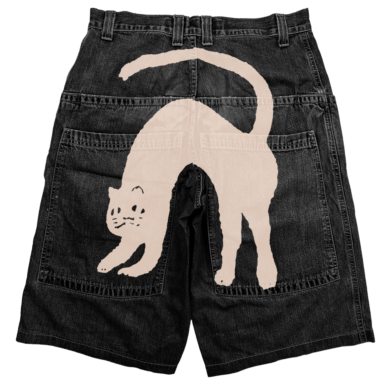 CATVISU JEAN SHORTS - angeltype