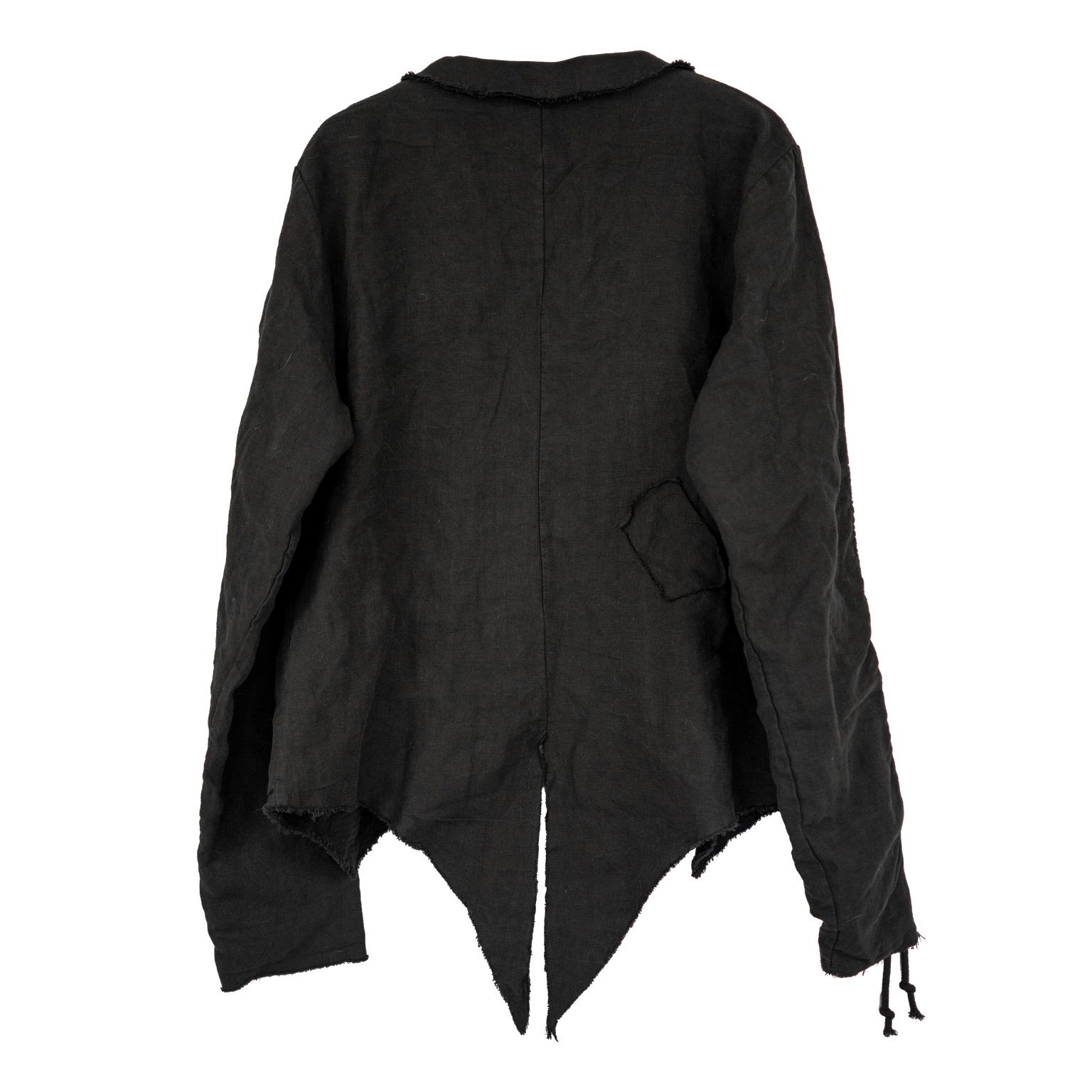 ANGELtype LANGE Dust Tailcoat back – Asymmetric Adjustable Sleeves Hemp Rope Detail