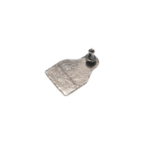 ANGELtype Object Earring back – Hammered Pin Post .925 Silver Earring