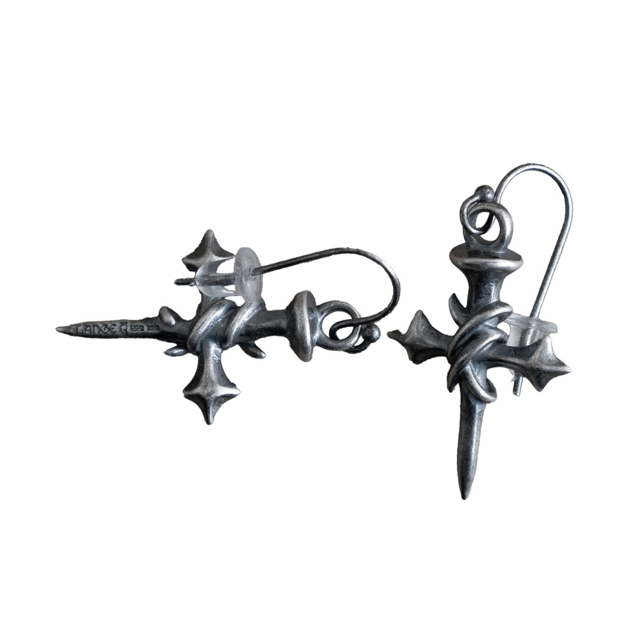 [LANGE] CHAOS CROSS EARRINGS