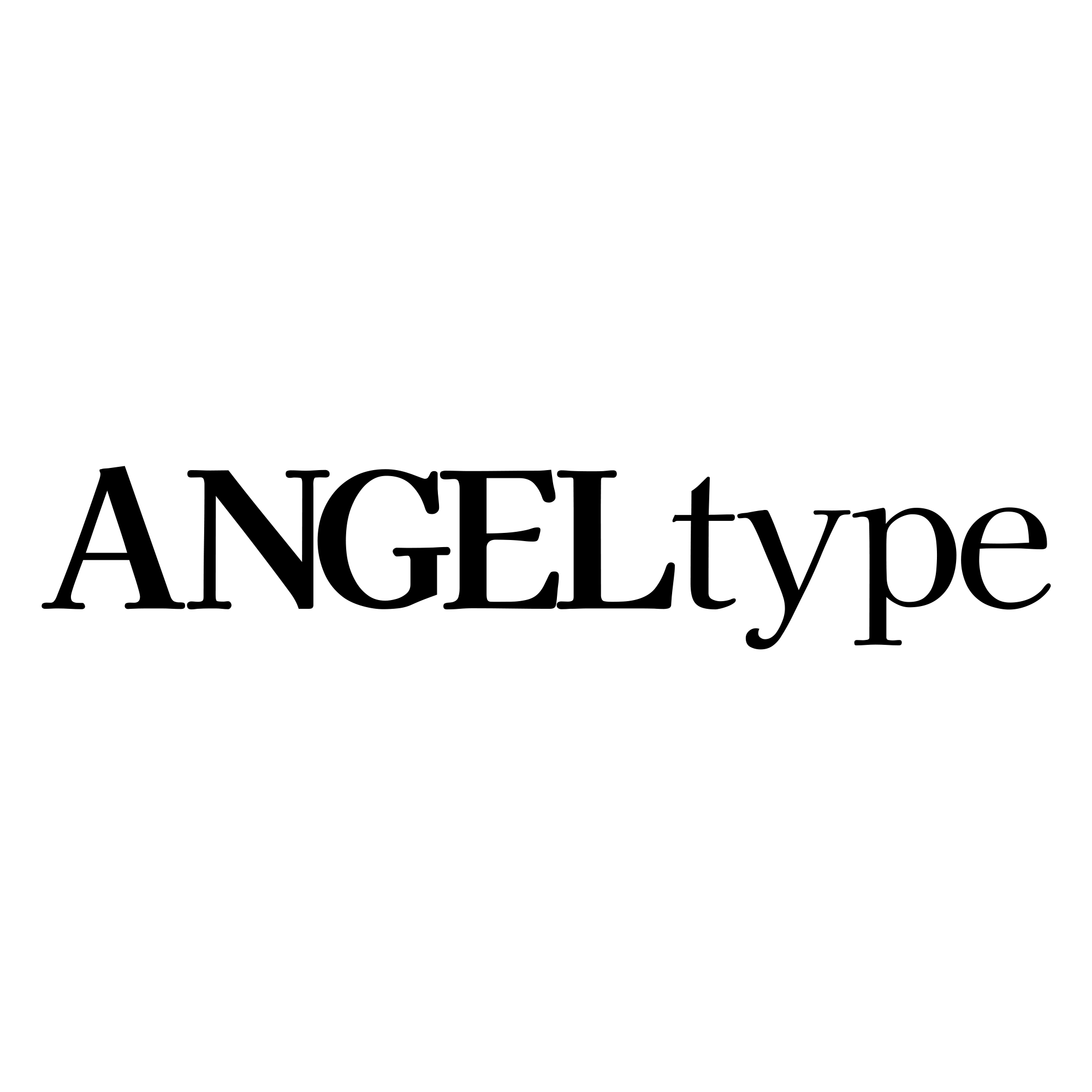 The picture angeltype.com shows when its homepage is shared