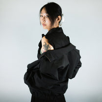 ANGELtype Layered Jacket 2.0 womens back – Water Resistant Cropped Jacket ANGELtype