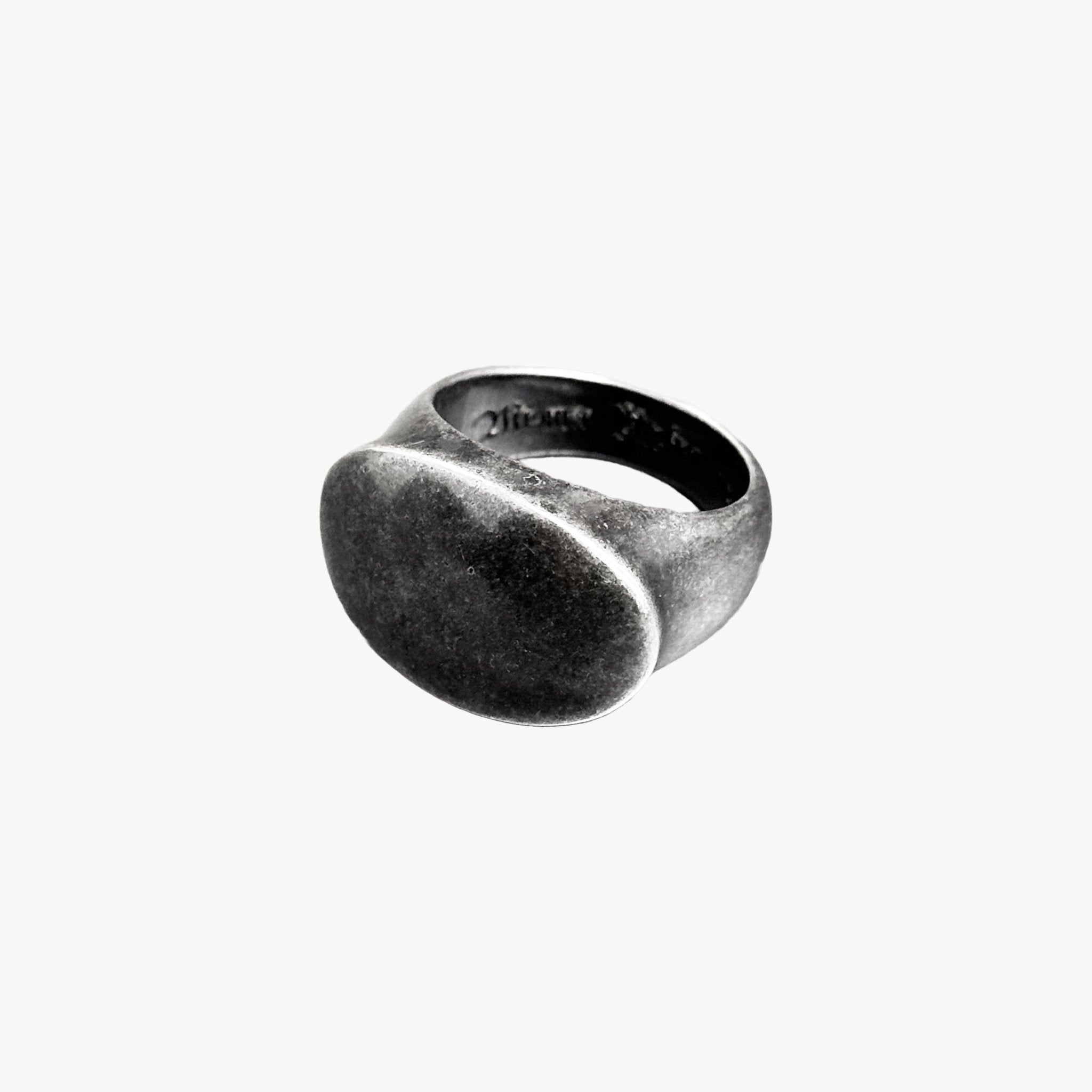 (MISURA ARCHIVE) .925 BLANKED SIGNET RING - angeltype