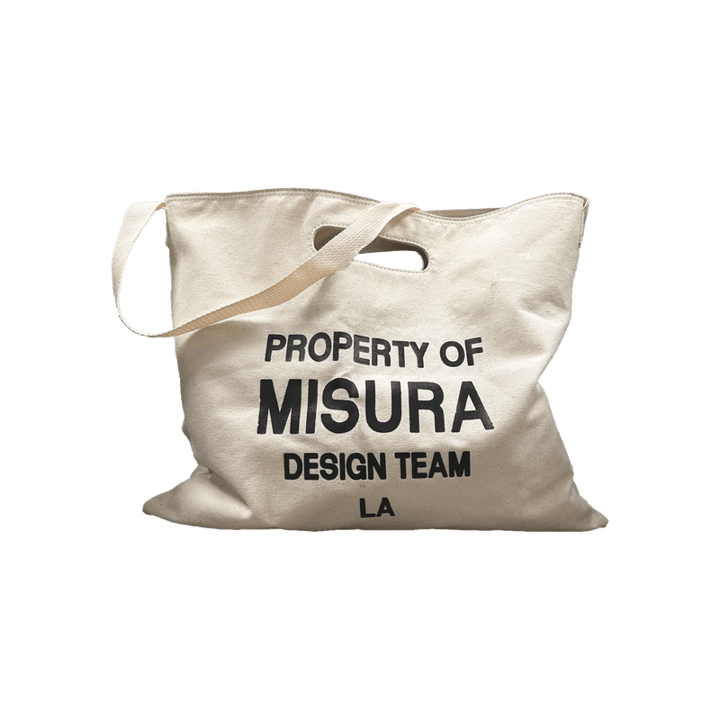 ANGELtype Misura Archive Studio Tote – 100% Cotton Canvas Silkscreen Graphic Tote Bag