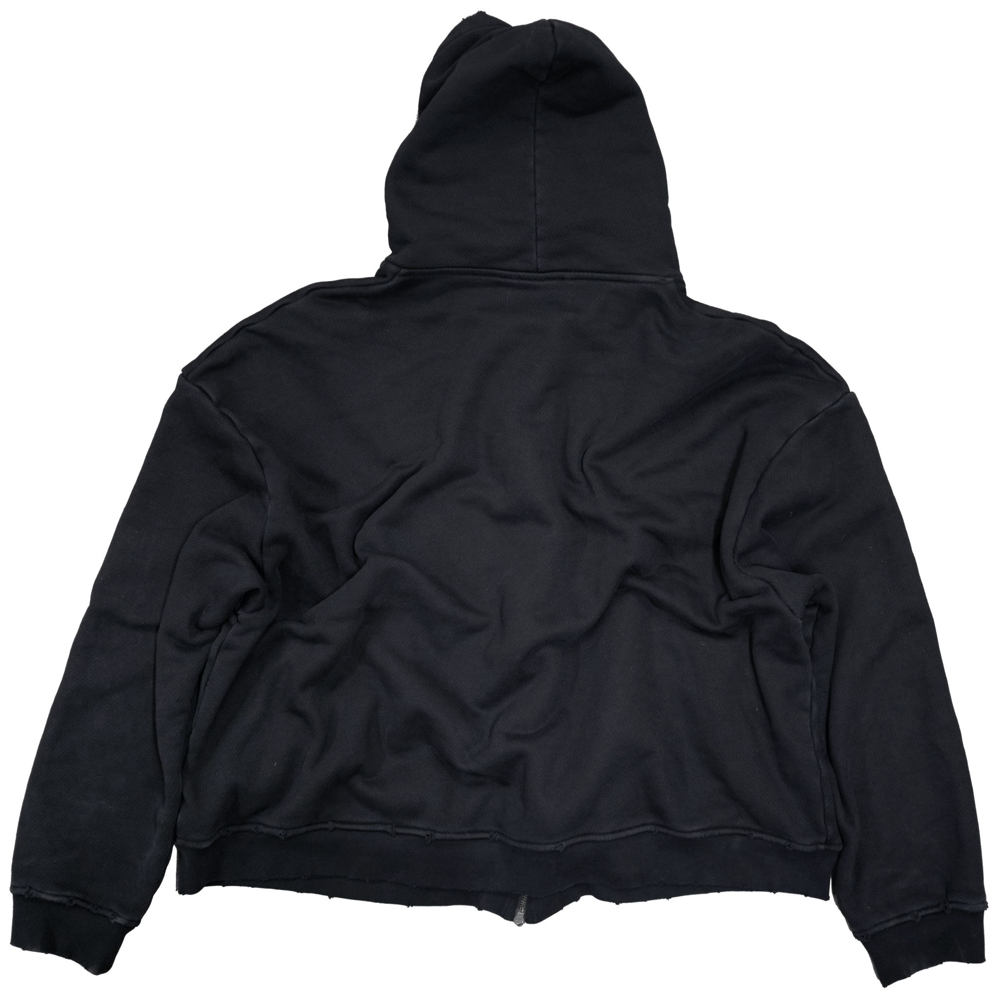 RIPPLED ZIPPER HOODIE - angeltype