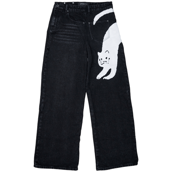 SIDEWAYS CATVISU JEANS - angeltype